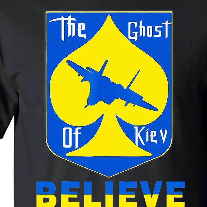 I Stand With Ukraine The Ghost Of Kyiv Tall T-Shirt