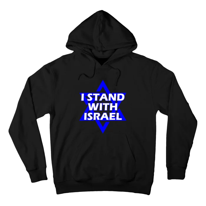 I Stand With Israel Star Of David Hoodie