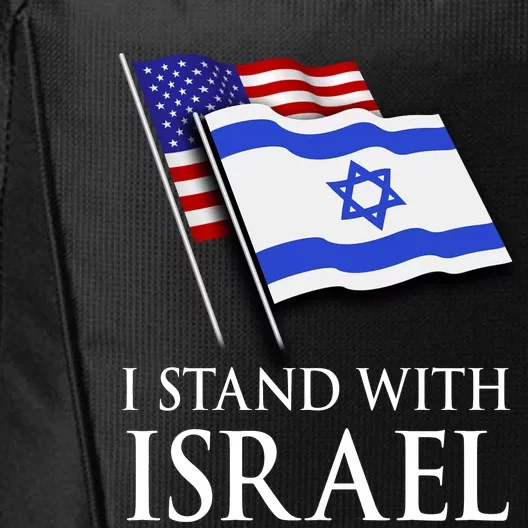 I Stand With Israel Israeli Palestinian Conflict Pro Israel City Backpack