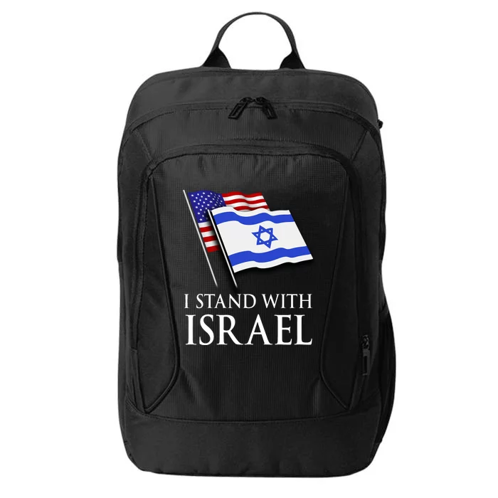 I Stand With Israel Israeli Palestinian Conflict Pro Israel City Backpack