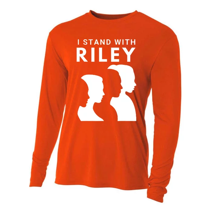 I Stand With Riley Gaines Protect Womens Sports #Protectwomnssports Cooling Performance Long Sleeve Crew