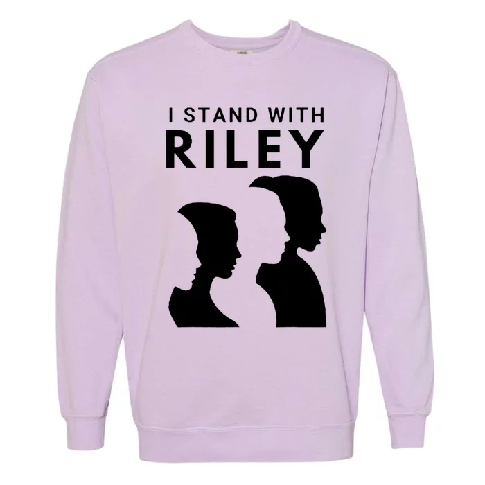 I Stand With Riley Gaines Protect Womens Sports #Protectwomnssports Garment-Dyed Sweatshirt