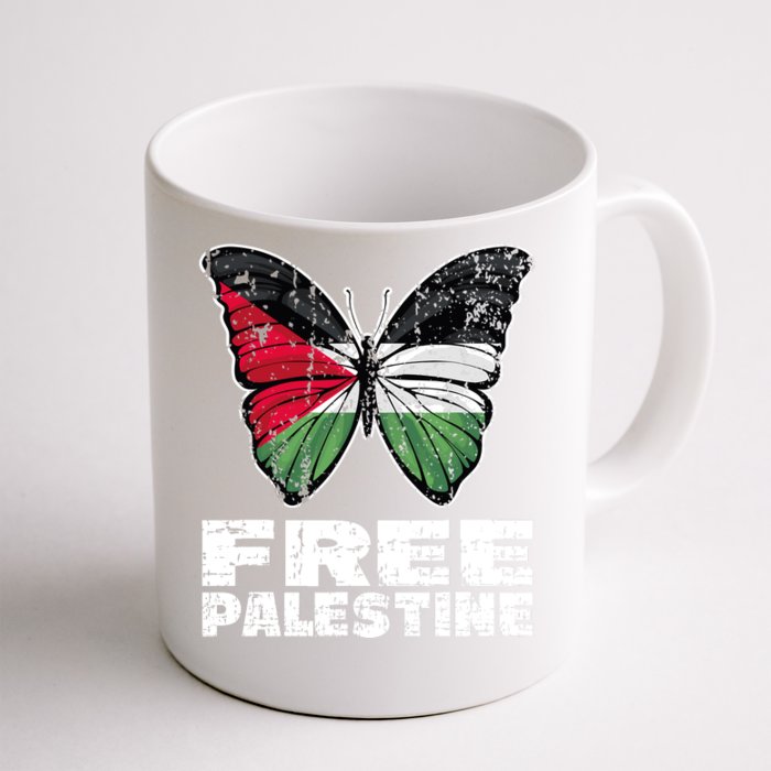 I Stand With Palestine For Their Freedom Free Palestine Front & Back Coffee Mug