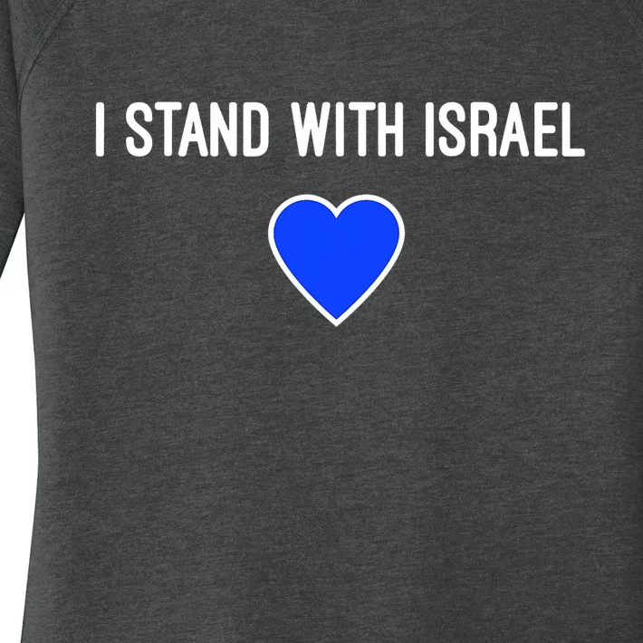 I Stand With Israel Pray For Israel Strong Women's Perfect Tri Tunic Long Sleeve Shirt