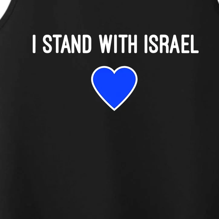 I Stand With Israel Pray For Israel Strong Performance Tank