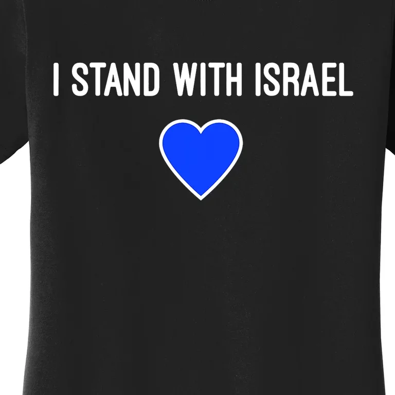 I Stand With Israel Pray For Israel Strong Women's T-Shirt