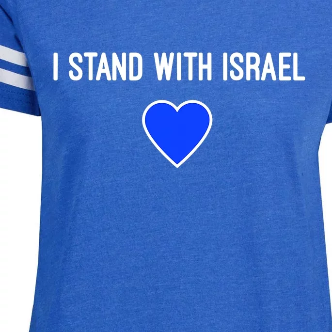 I Stand With Israel Pray For Israel Strong Enza Ladies Jersey Football T-Shirt