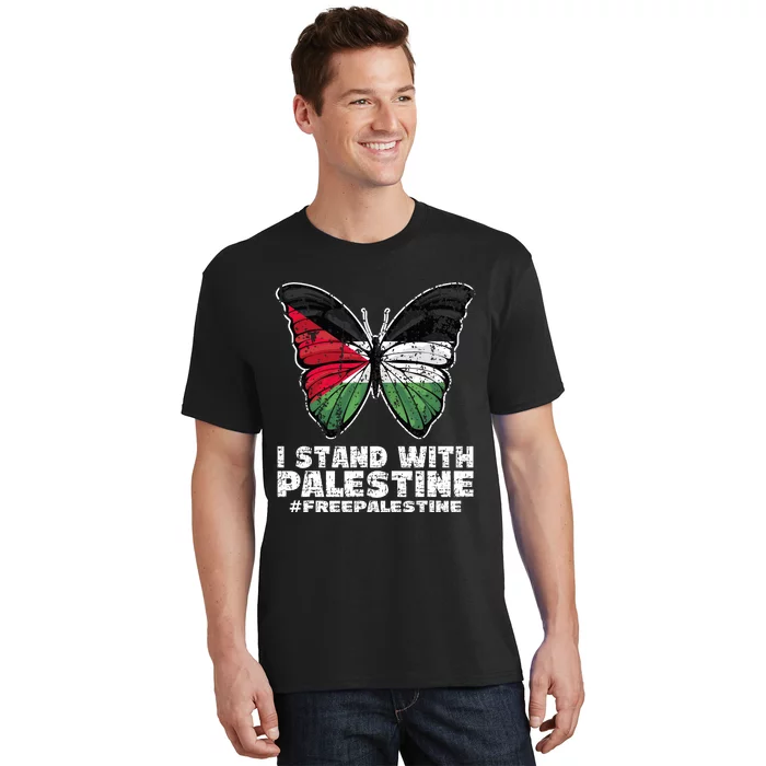 I Stand With Palestine For Their Freedom Free Palestine T-Shirt