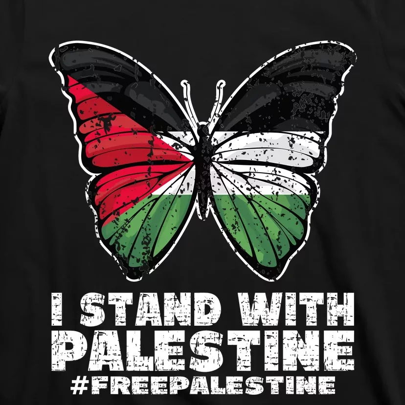 I Stand With Palestine For Their Freedom Free Palestine T-Shirt