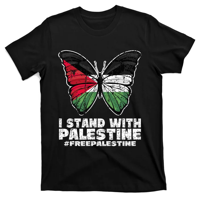 I Stand With Palestine For Their Freedom Free Palestine T-Shirt