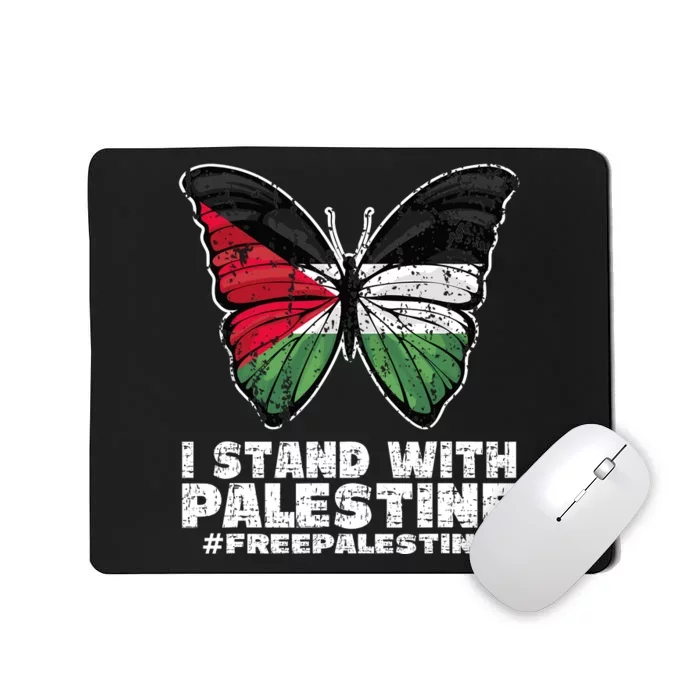 I Stand With Palestine For Their Freedom Free Palestine Mousepad