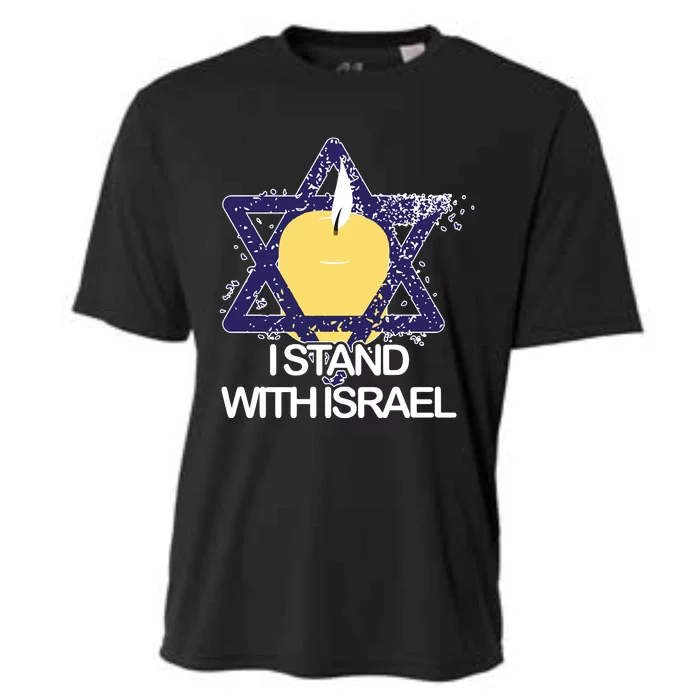 I Stand With Israel Jewish Sweater Israeli Cooling Performance Crew T-Shirt