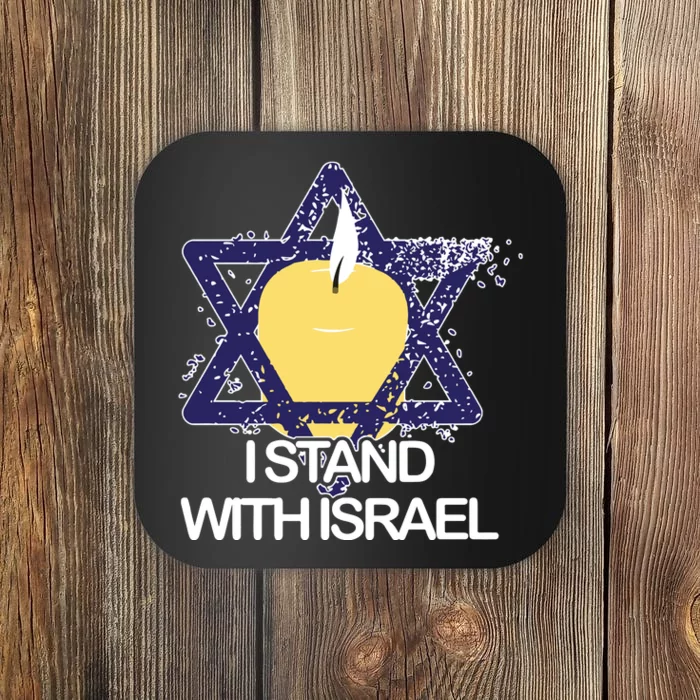 I Stand With Israel Jewish Sweater Israeli Coaster