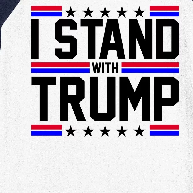 I Stand With Trump Usa Election Baseball Sleeve Shirt