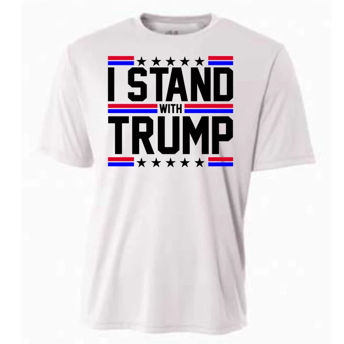 I Stand With Trump Usa Election Cooling Performance Crew T-Shirt