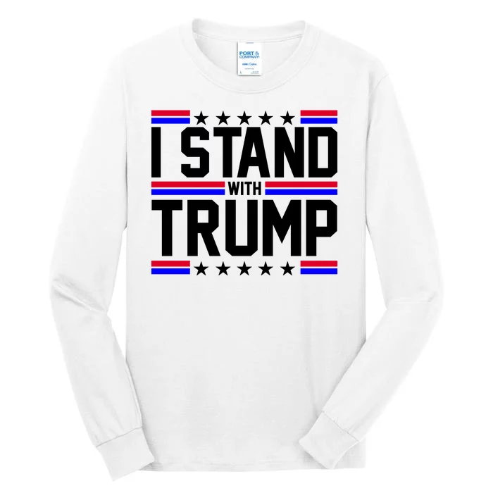 I Stand With Trump Usa Election Tall Long Sleeve T-Shirt