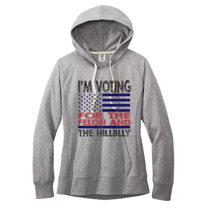 I Stand With President Trump Solidarity Design Women's Fleece Hoodie