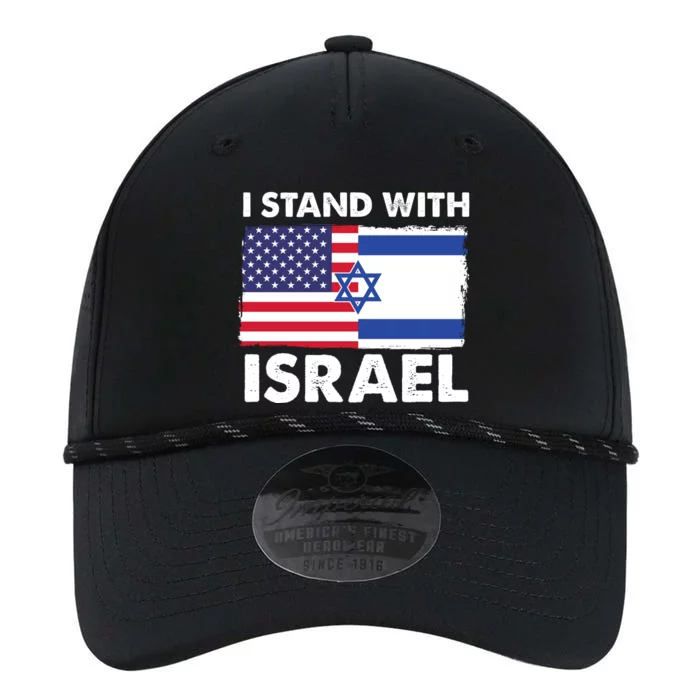 I Stand With Israel Usa Flag Performance The Dyno Cap