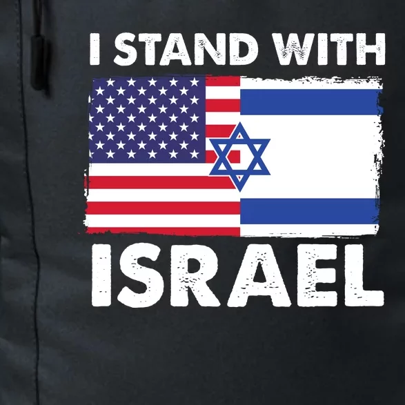 I Stand With Israel Usa Flag Daily Commute Backpack