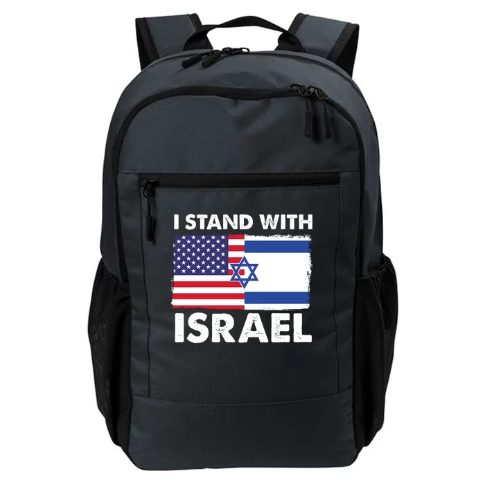 I Stand With Israel Usa Flag Daily Commute Backpack