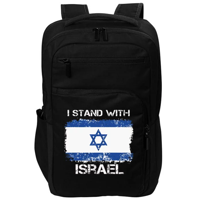 I Stand With Israel Support Israel Love Israeli Brotherhood Impact Tech Backpack