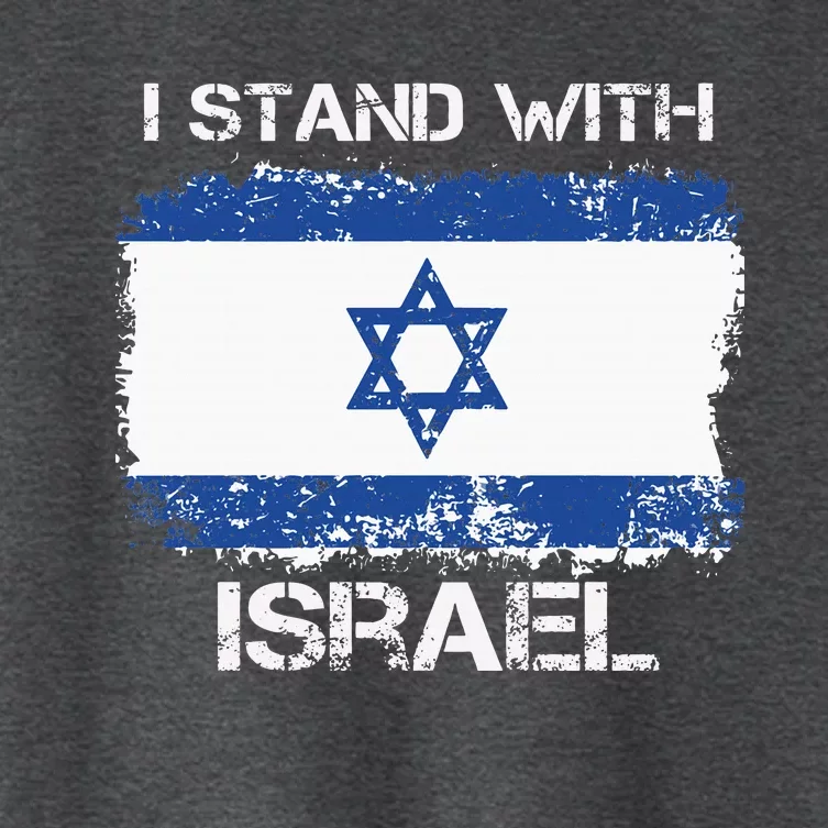 I Stand With Israel Support Israel Love Israeli Brotherhood Women's Crop Top Tee