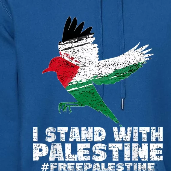 I Stand With Palestine For Their Freedom Free Palestine Premium Hoodie