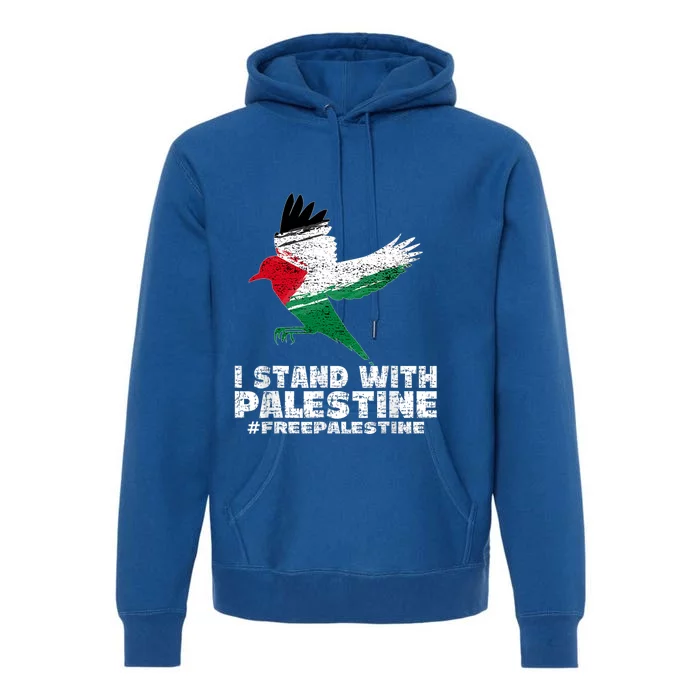 I Stand With Palestine For Their Freedom Free Palestine Premium Hoodie