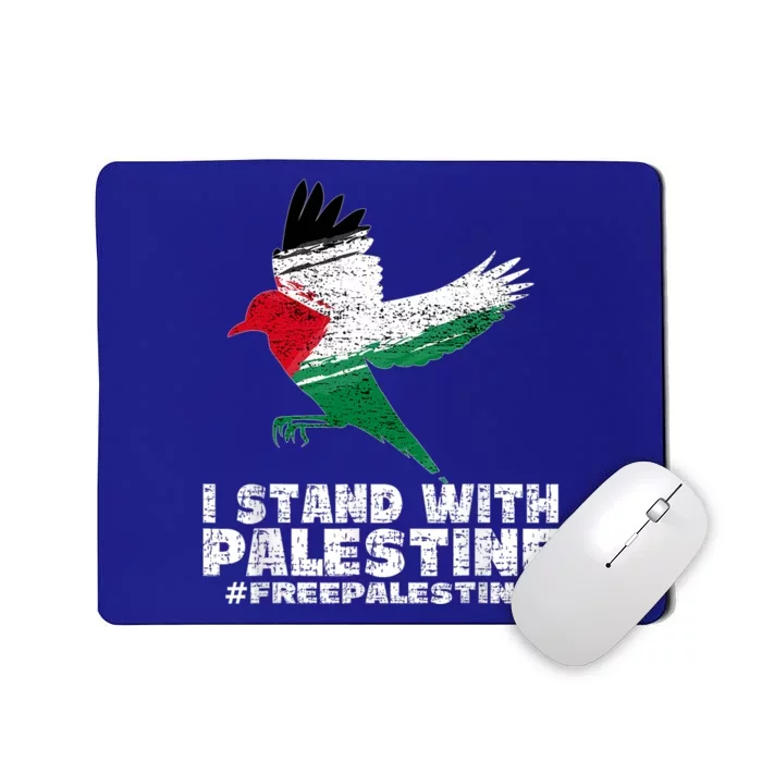 I Stand With Palestine For Their Freedom Free Palestine Mousepad