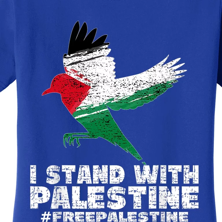 I Stand With Palestine For Their Freedom Free Palestine Women's T-Shirt