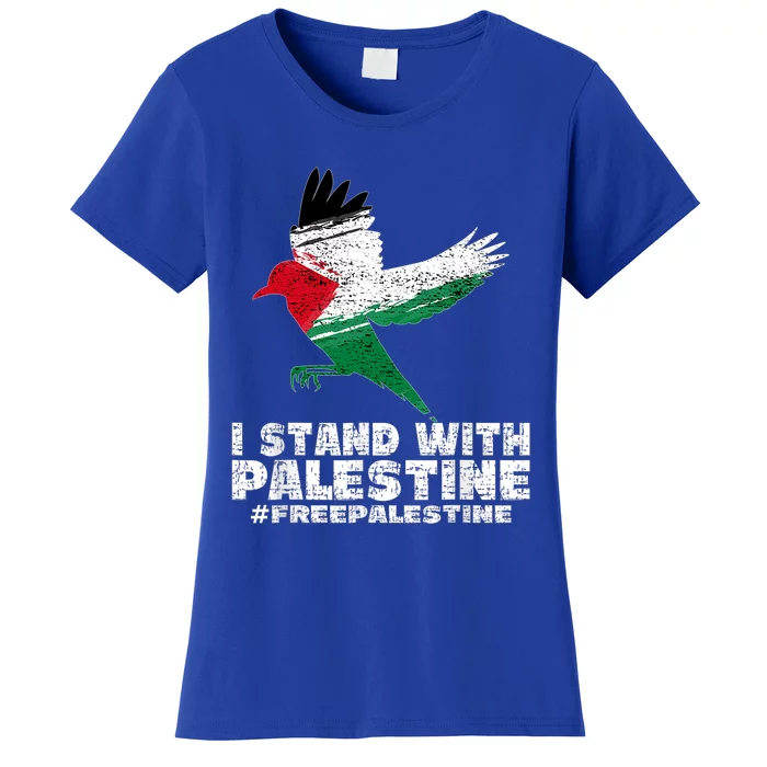 I Stand With Palestine For Their Freedom Free Palestine Women's T-Shirt