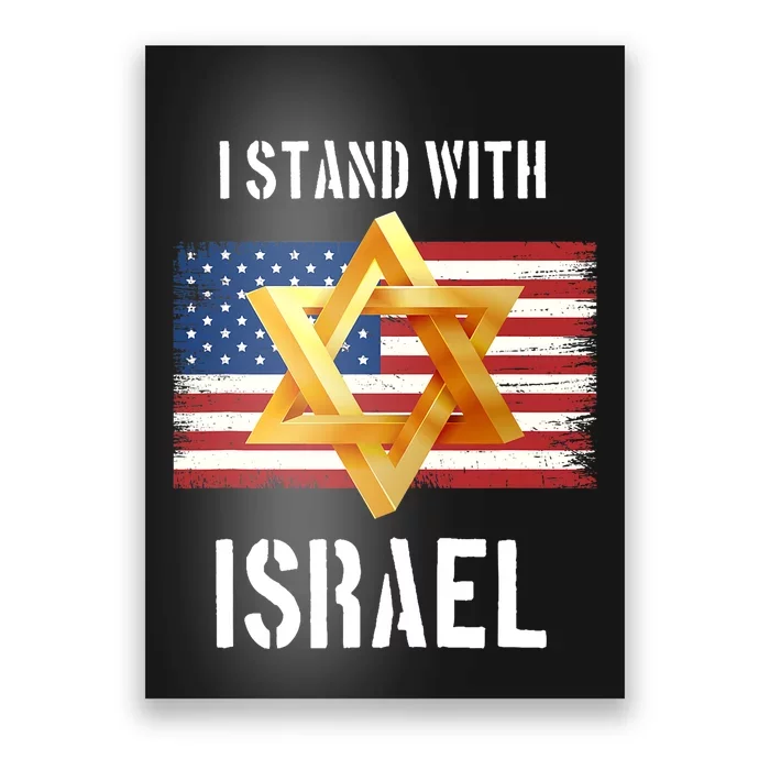 I Stand With Israel | Israel Palestine Confli Support Israel Poster