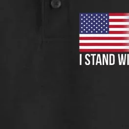 I Stand With Israel Usa Israeli Flag Jewish Dry Zone Grid Performance Polo