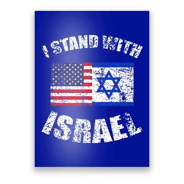 I Stand With Israel Poster