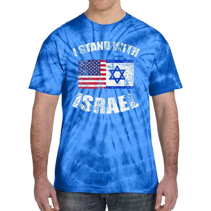 I Stand With Israel Tie-Dye T-Shirt