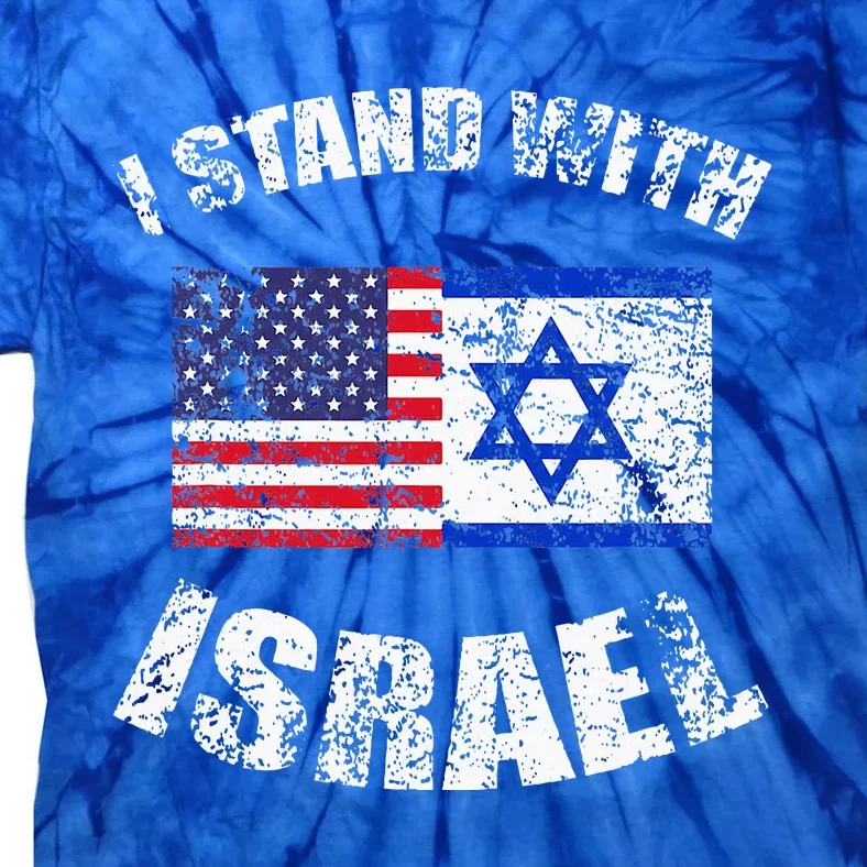 I Stand With Israel Tie-Dye T-Shirt