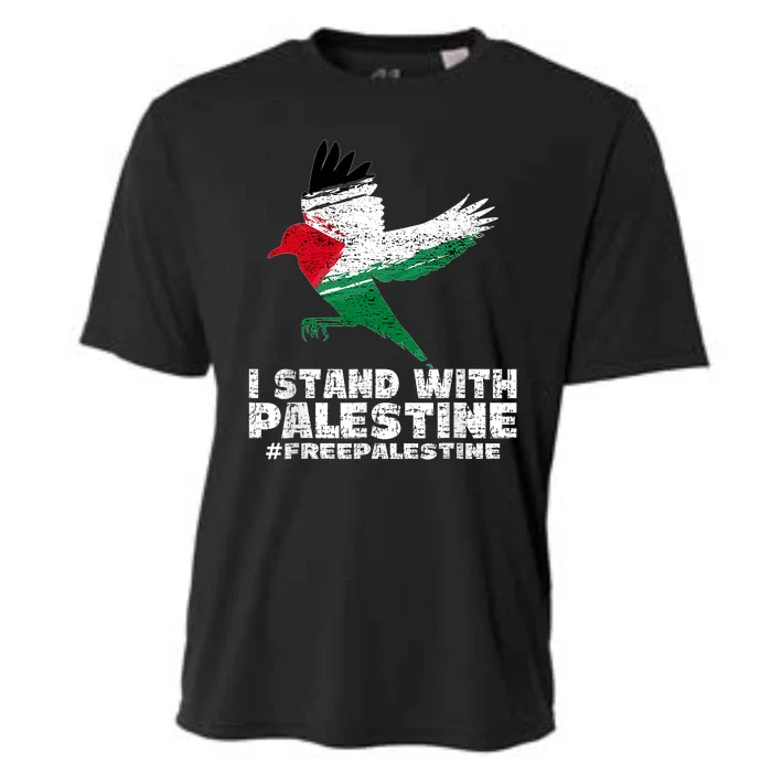 I Stand With Palestine For Their Freedom Free Palestine Cooling Performance Crew T-Shirt