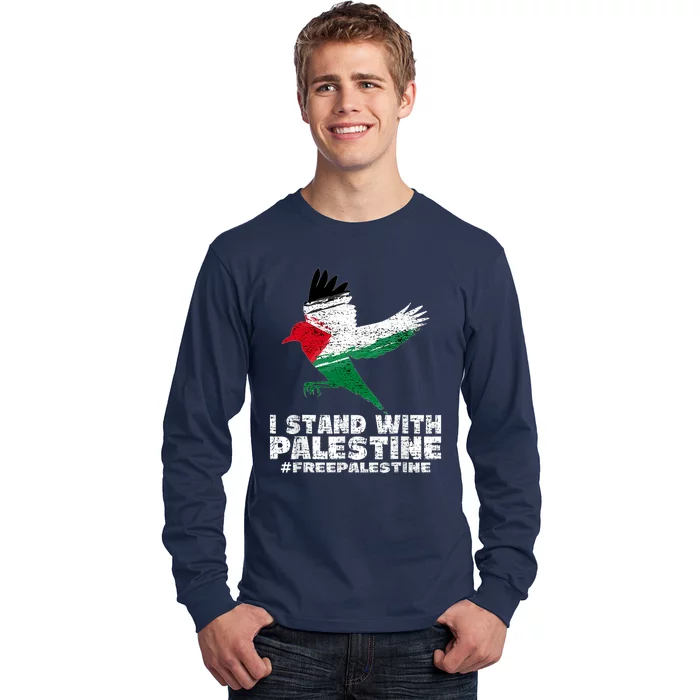 I Stand With Palestine For Their Freedom Free Palestine Long Sleeve Shirt