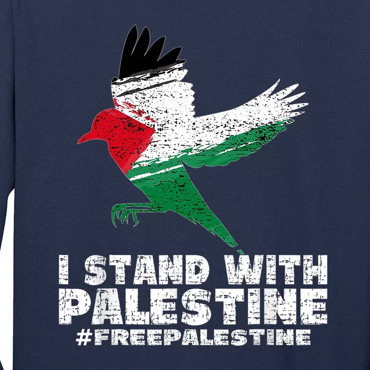 I Stand With Palestine For Their Freedom Free Palestine Long Sleeve Shirt