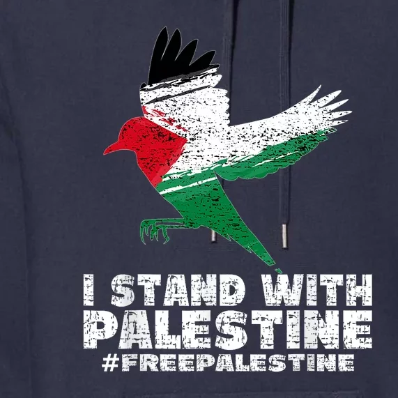 I Stand With Palestine For Their Freedom Free Palestine Premium Hoodie