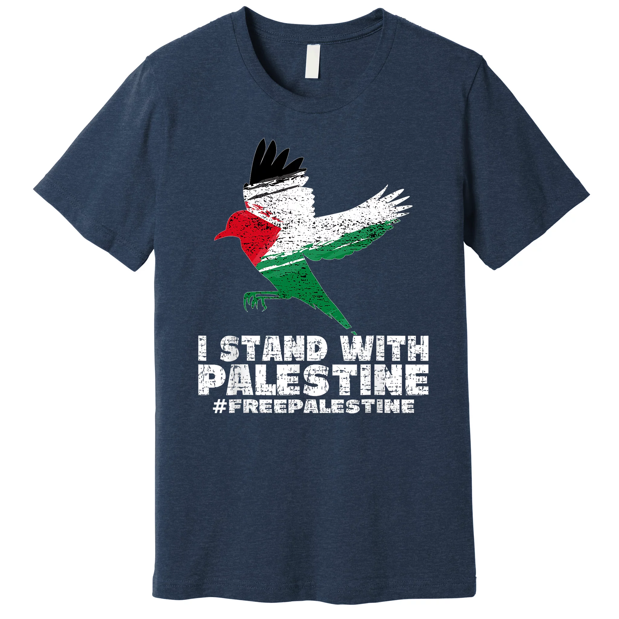 I Stand With Palestine For Their Freedom Free Palestine Premium T-Shirt ...