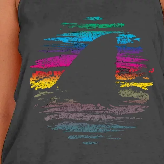 It's Shark Week Somewhere! Women's Knotted Racerback Tank