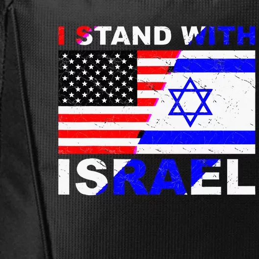 I Stand With Israel Israeli Palestinian Conflict Pro Israel City Backpack