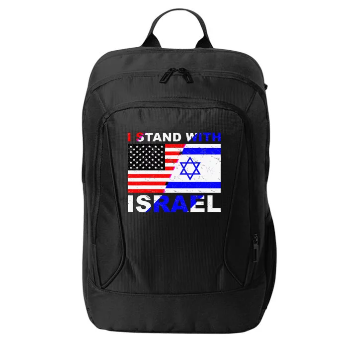 I Stand With Israel Israeli Palestinian Conflict Pro Israel City Backpack