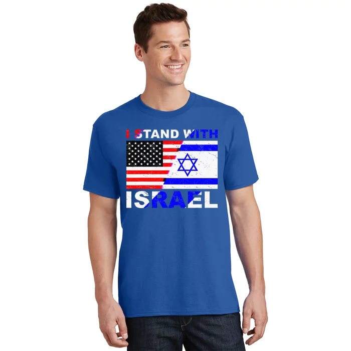 I Stand With Israel Israeli Palestinian Conflict Pro Israel T-Shirt