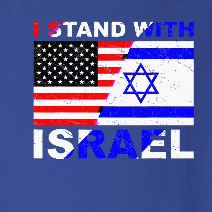 I Stand With Israel Israeli Palestinian Conflict Pro Israel Toddler Long Sleeve Shirt