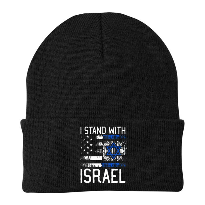 I Stand With Israel Jewish Support Group Matching Knit Cap Winter Beanie