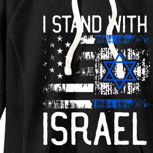 I Stand With Israel Jewish Support Group Matching Women's Fleece Hoodie