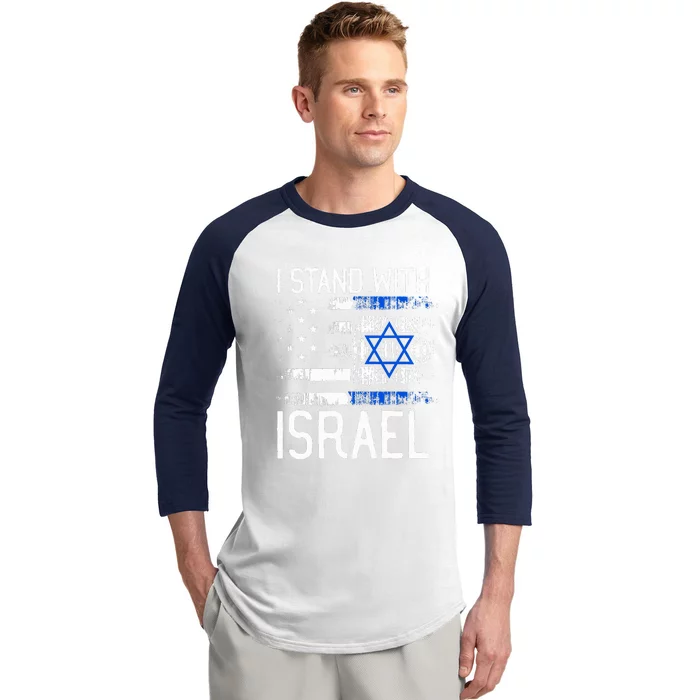 I Stand With Israel Jewish Support Group Matching Baseball Sleeve Shirt