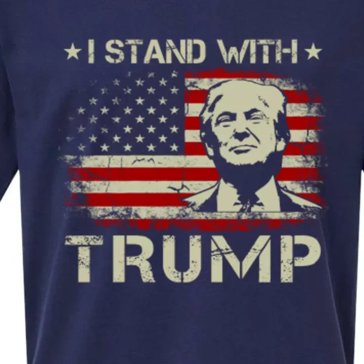 I Stand With Trump Pro Trump Supporter Free Trump Sueded Cloud Jersey T-Shirt